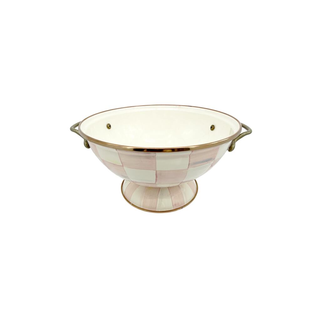 MACKENZIE-CHILDS Almost Everything Bowl in Rosy Check